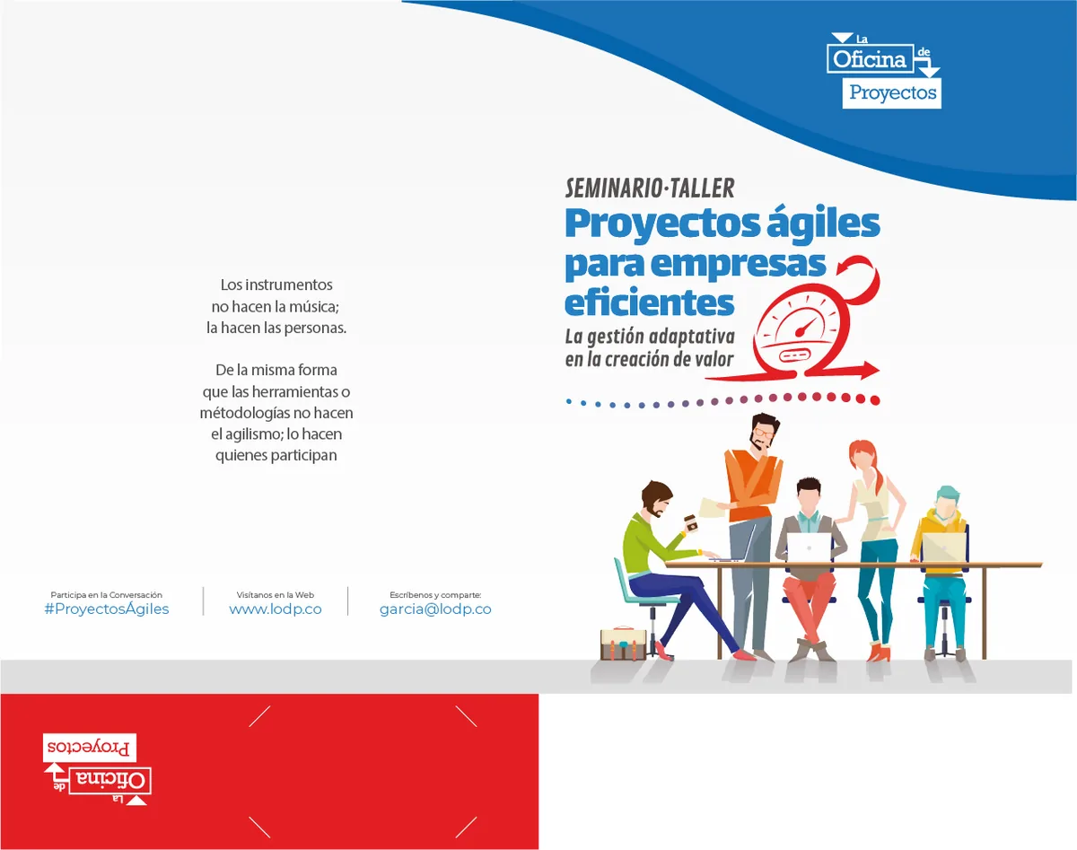 Carpeta del seminario, cara externa e interna