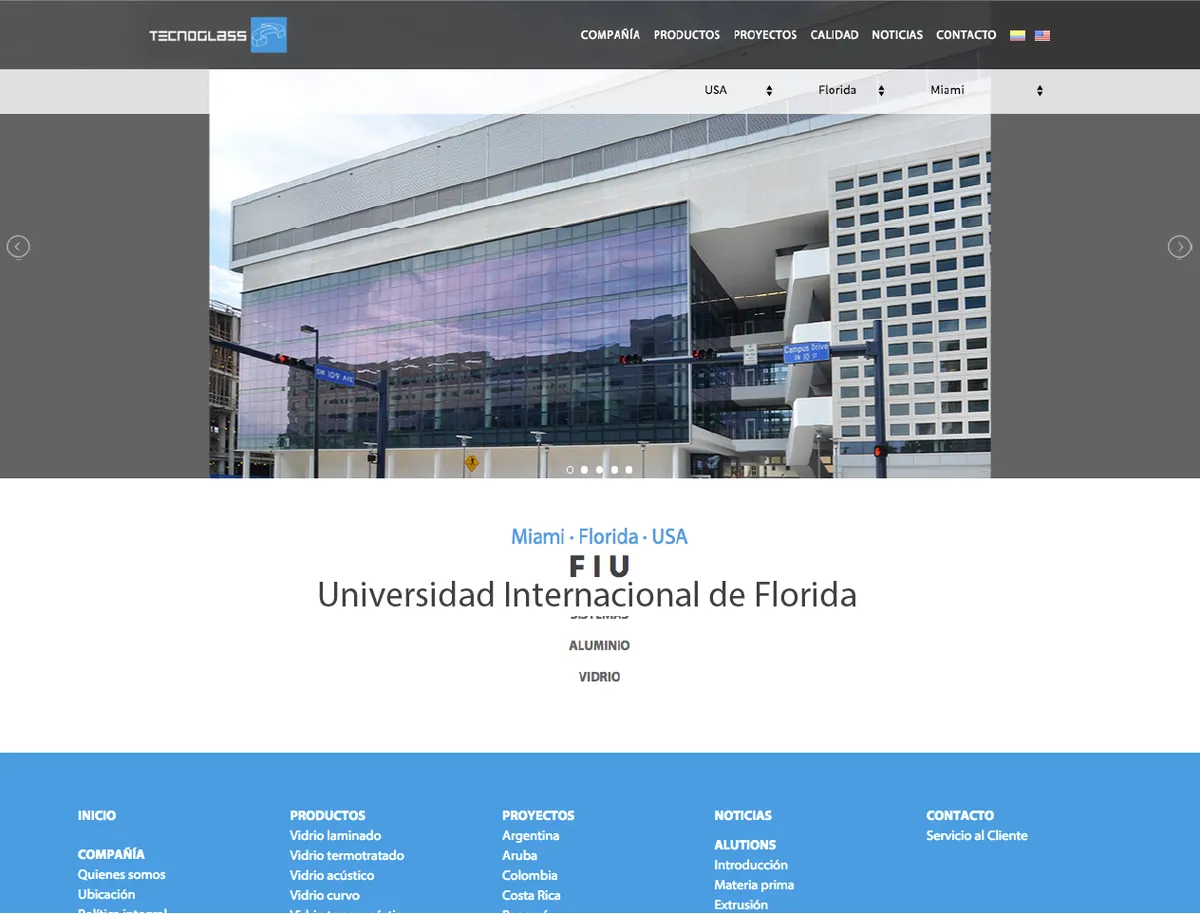 Ficha de detalle de una obra con la galer&iacute;a y los materiales empleados