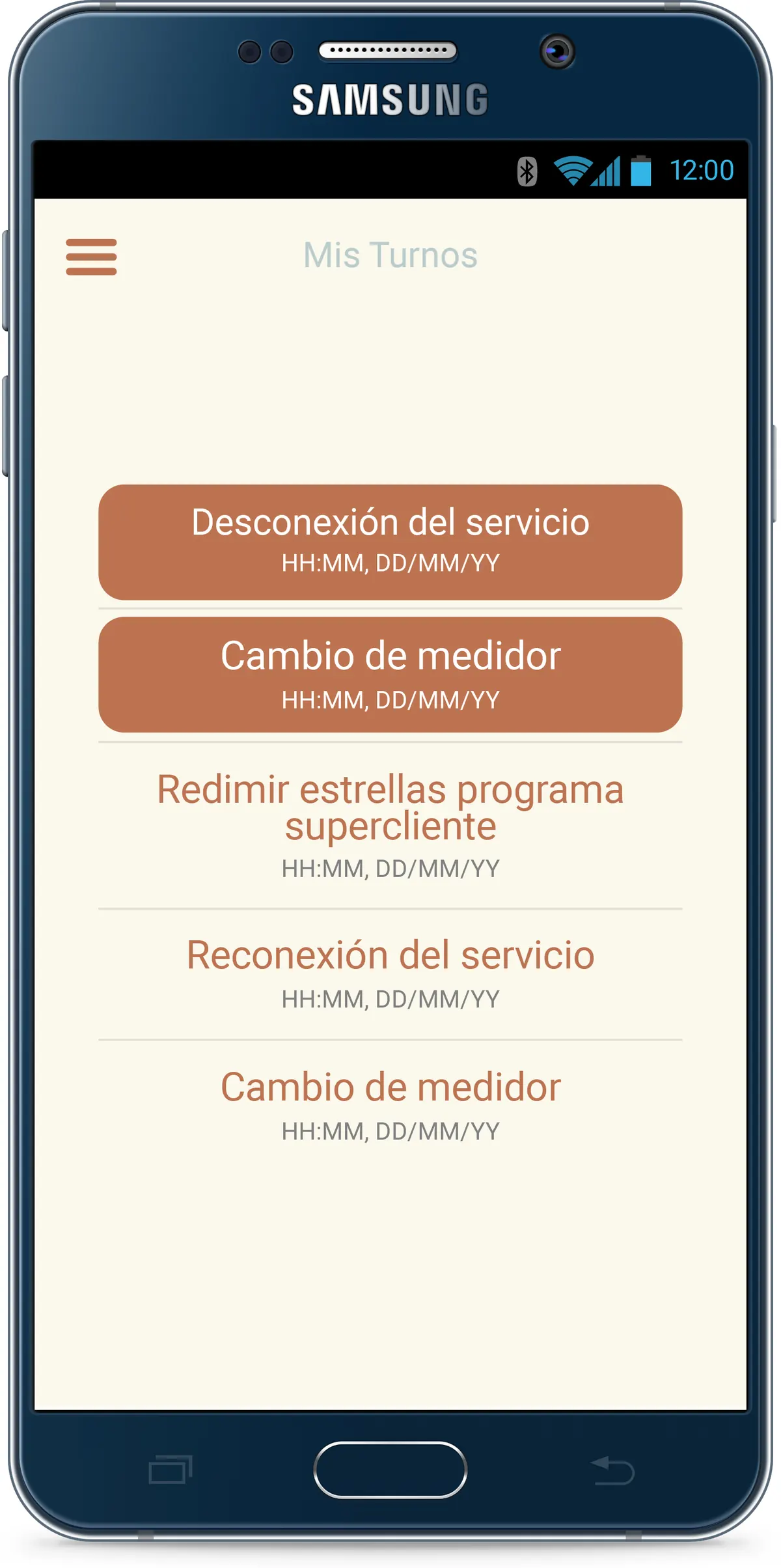 Turnos historial y proximos — AirTramit