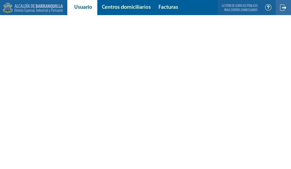 Modulo usuarios — Centros Domiciliarios