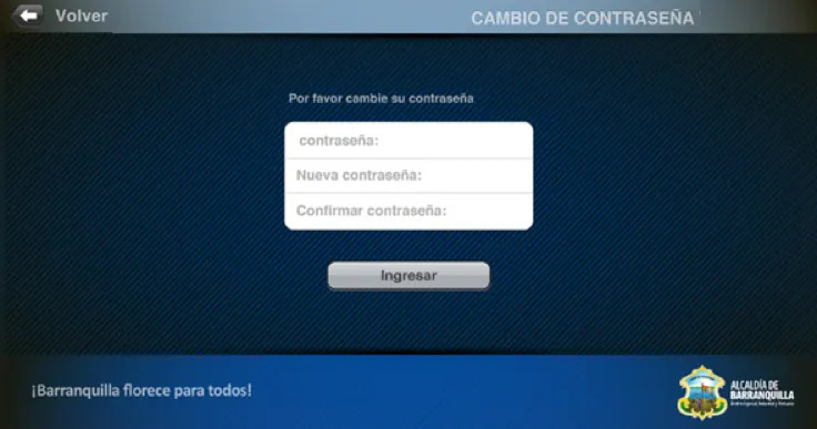 Cambiar contrasena — Taxímetro digital