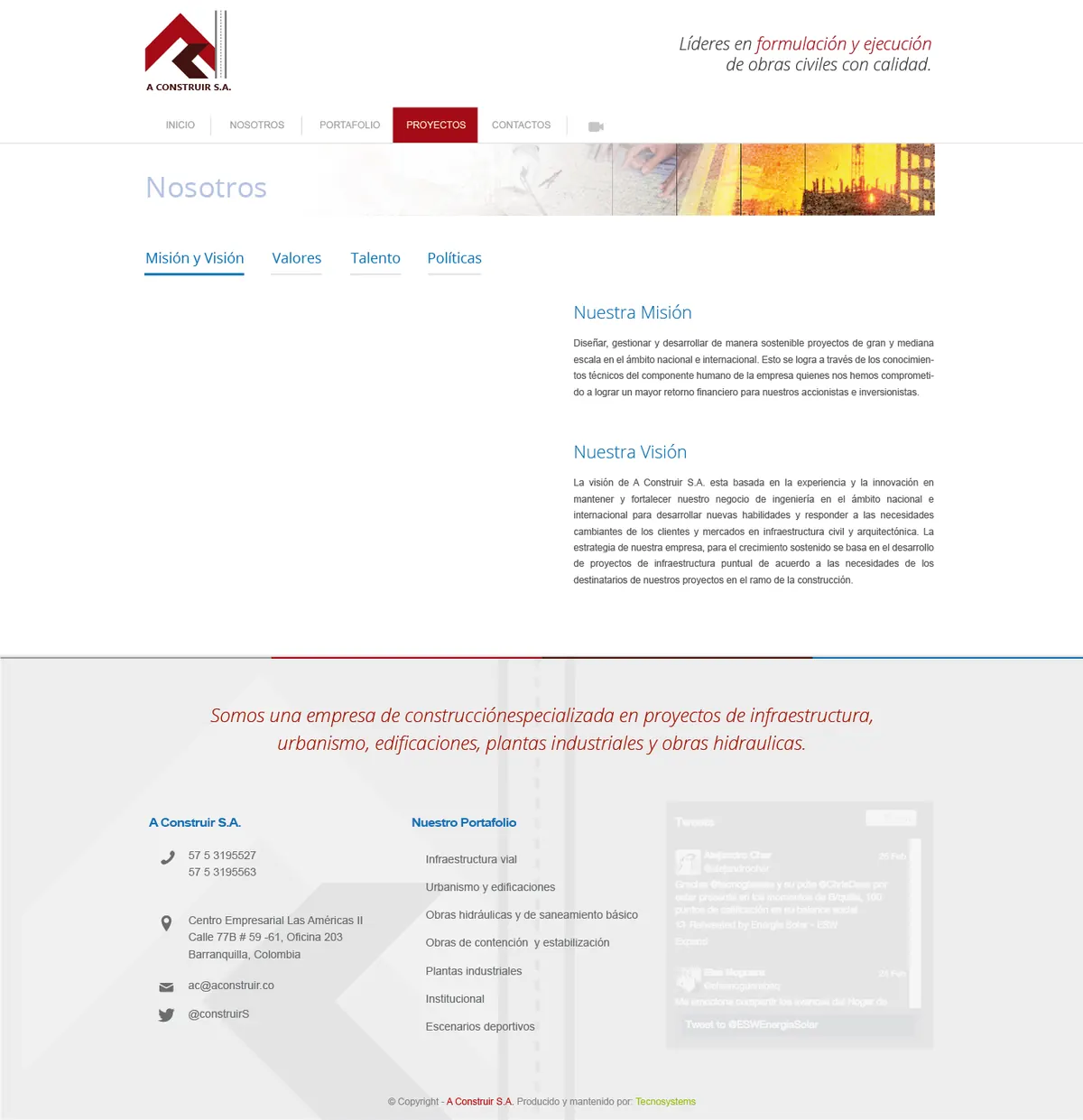 Acercade — AConstruir