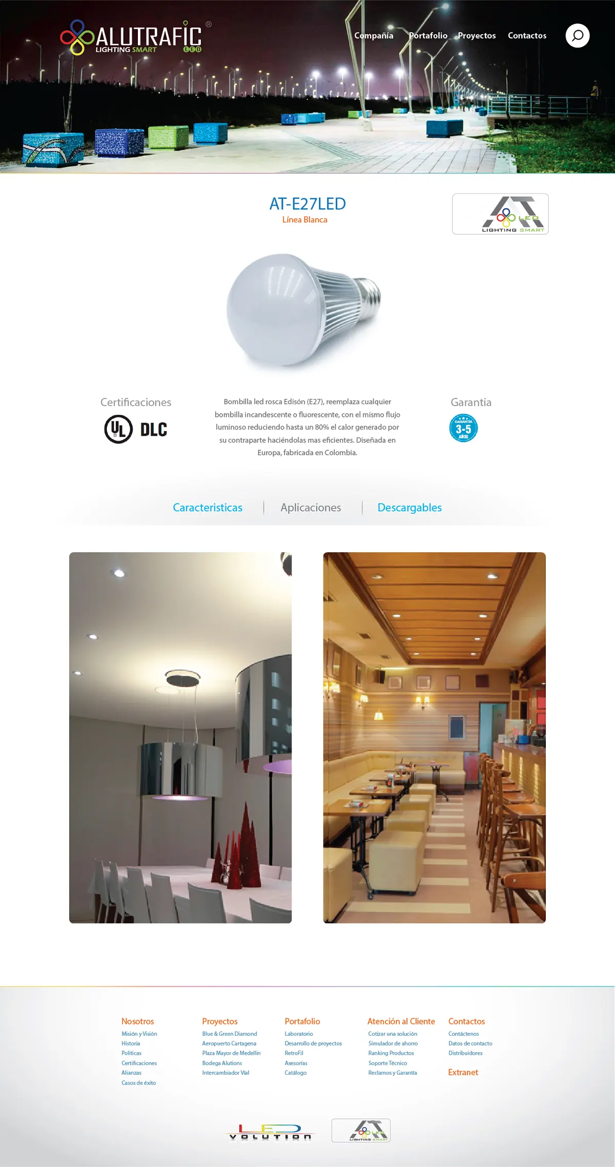 Web producto — Alutrafic LED