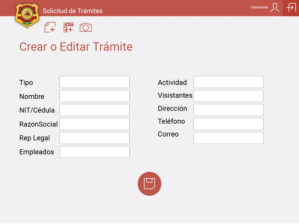 Mesa de trabajo — Bomberos · sitio, trámites y consola