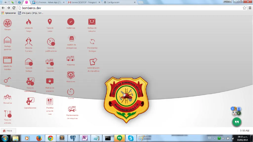 Desktop iconos — Bomberos · sitio, trámites y consola