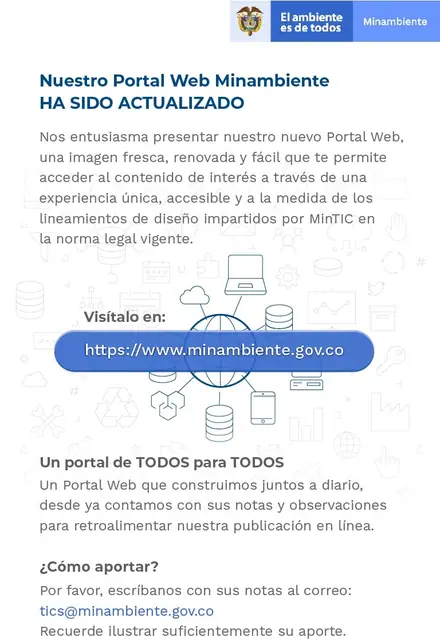 lanzamiento portal web