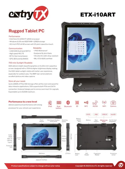 tablet etx i10art